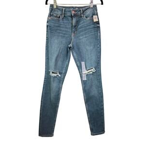 Old Navy Women's Rockstar High Rise Super Skinny Secret Slim Pockets Size 4